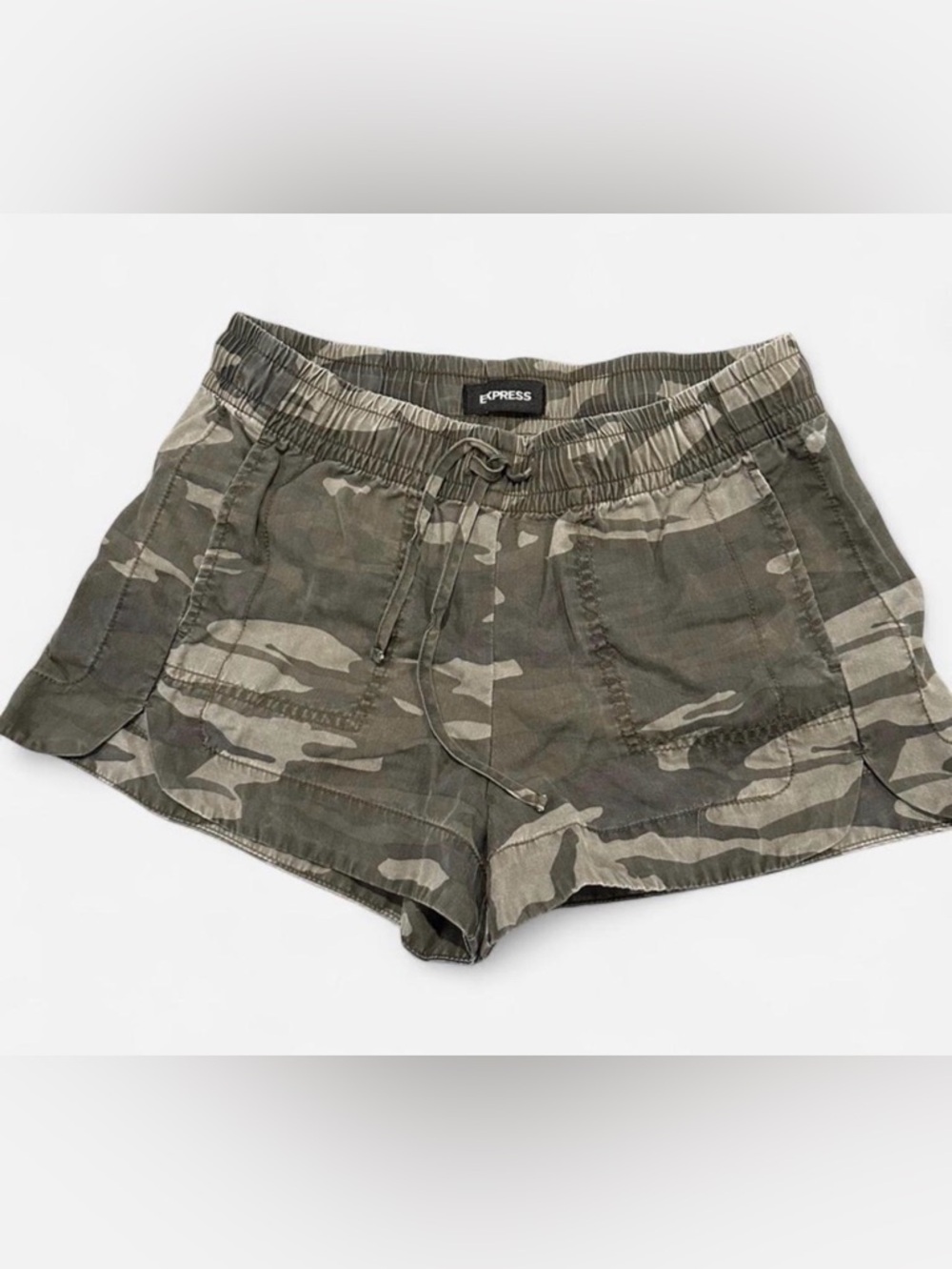 Express camo shorts